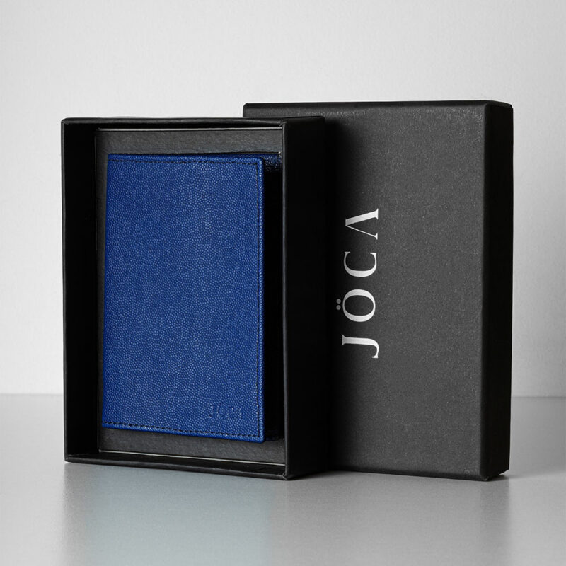 Porte Passeport – Electric blue